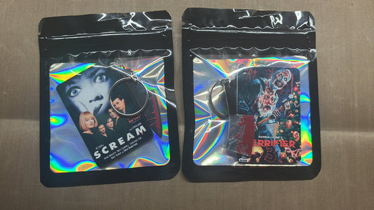 Custom Sublimated Horror Movie Keychains – Where Nightmares Meet Your Keys